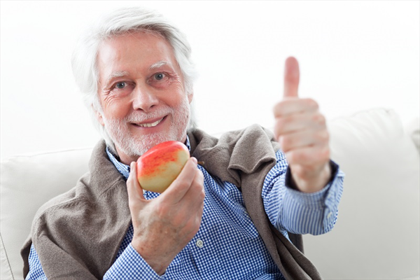 Man with Apple